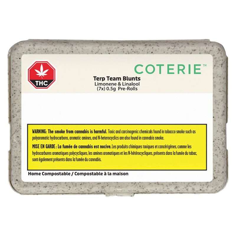 Terp Team Blunts - Limonene & Linalool 7 Pack <br>Sativa <br>31.9% | 3.71% Terps