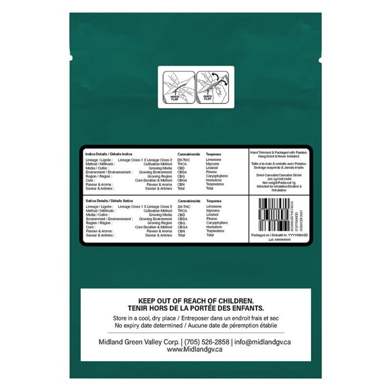 BC Craft Indica Vs. Sativa Discovery Pack 7g <br>Hybrid <br>BG 28.9% | LM 24.7% <br>BG 3.76% | LM 2.95% Terps