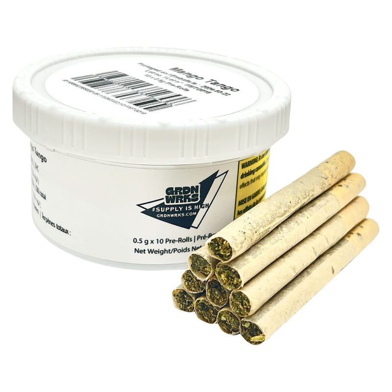 Mango Tango Pre-Rolls 10 Pack <br>Sativa <br>24.7% | 1.68% Terps