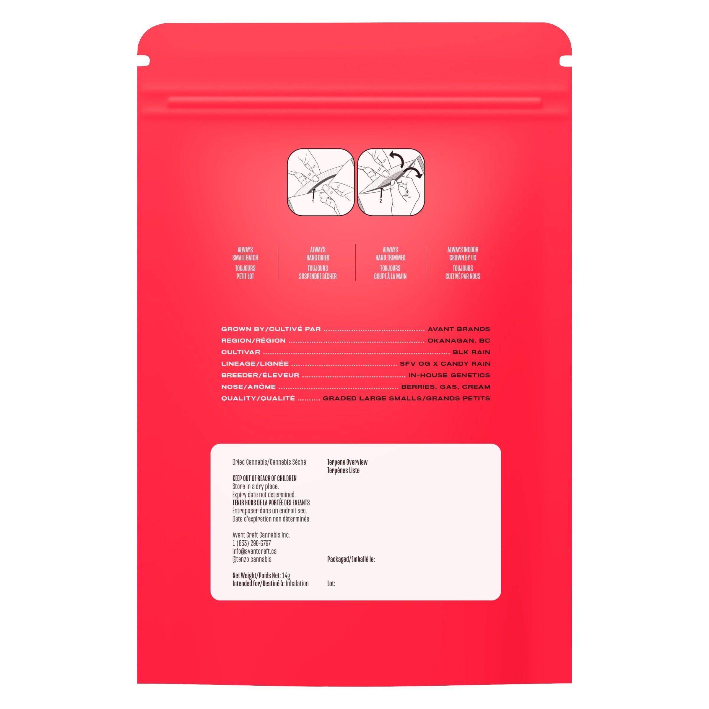 Tenzo Big Smallz (Jealousy) 14g Montrose Cannabis