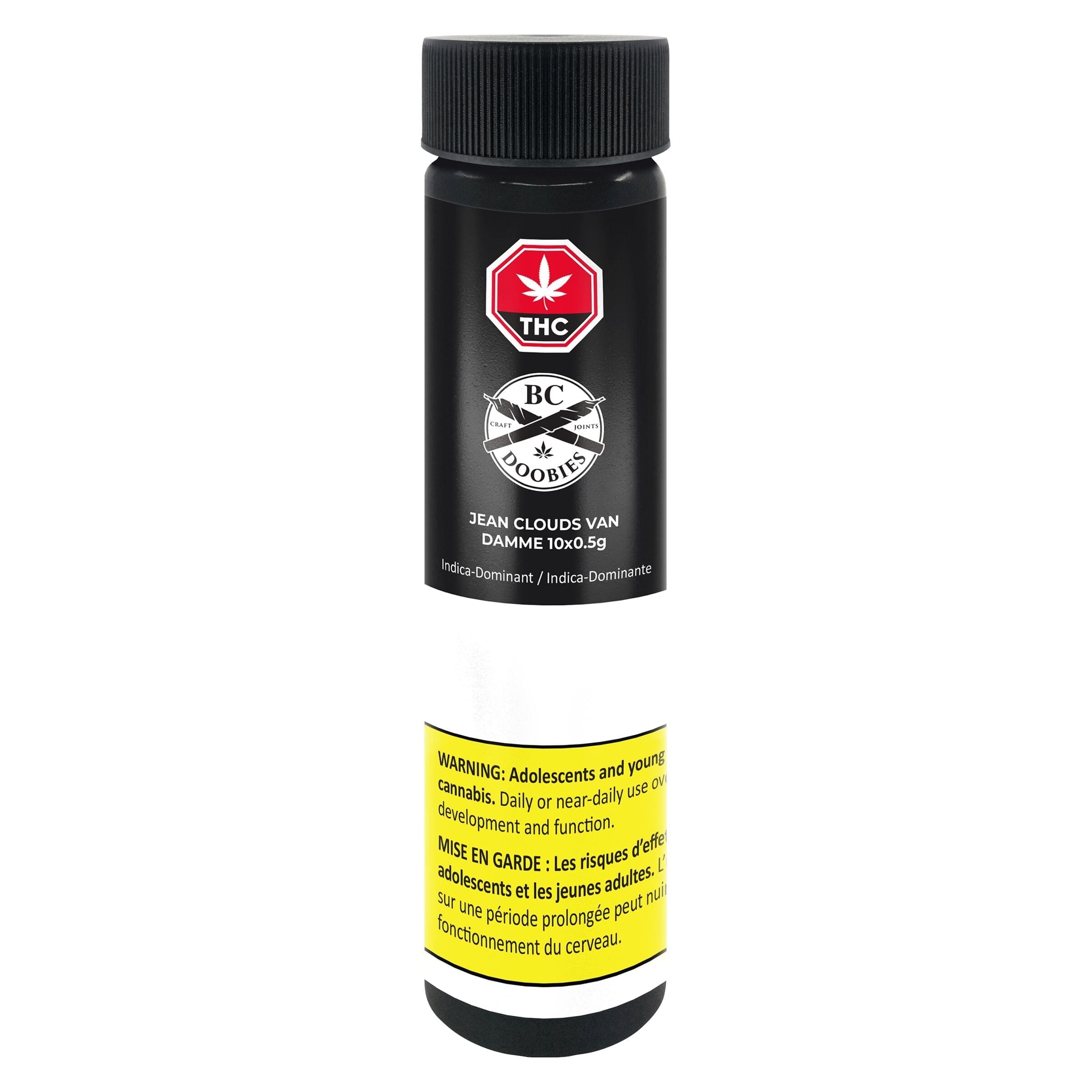 Jean Clouds Van Damme Pre-Rolls 10 Pack <br>Indica <br>27.8% | 2.14% Terps - Image 2