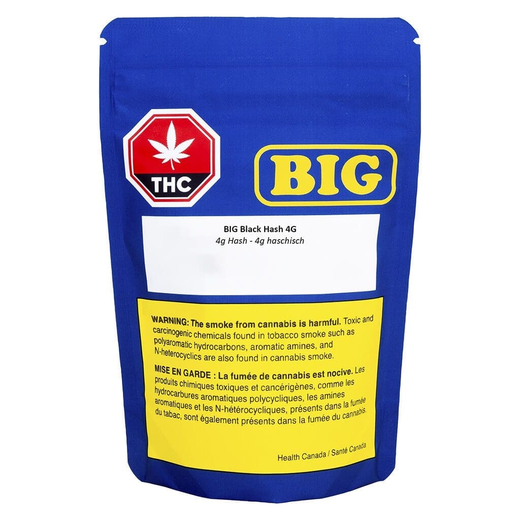 BIG Black Hash (Blueberry Muffin) 4g <br>Indica <br>23.7% | CBD 8.8% - Image 2
