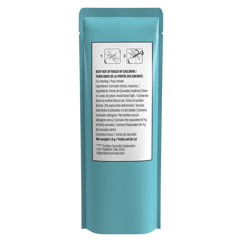 BLU AIO Disposable Vape 1g <br>Indica <br>90% - Image 3