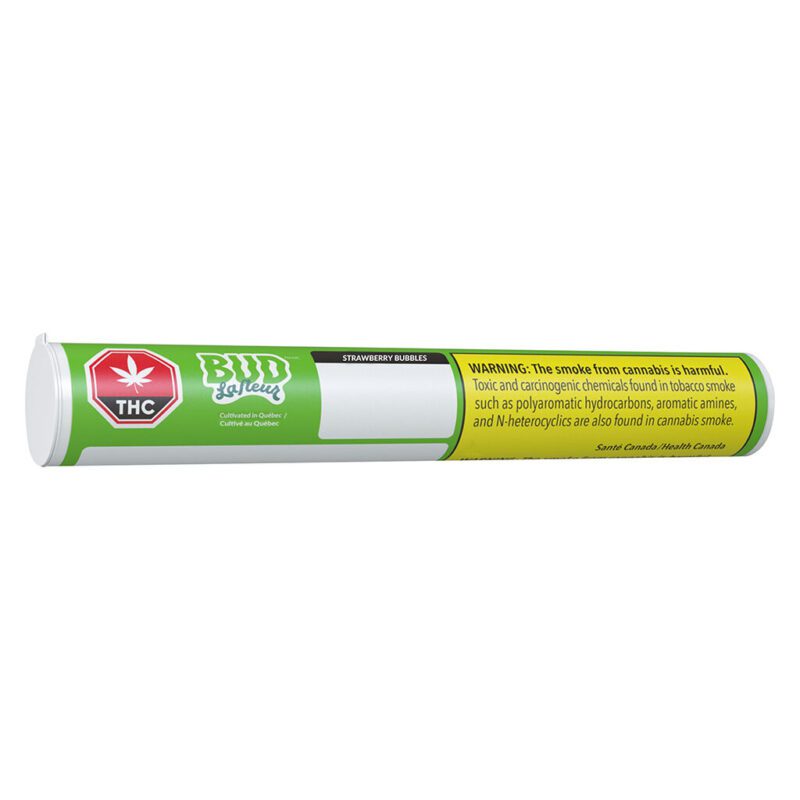 Strawberry Bubbles Pre-Roll - Single <br>Sativa <br>30.5% | 2.9% Terps - Image 2