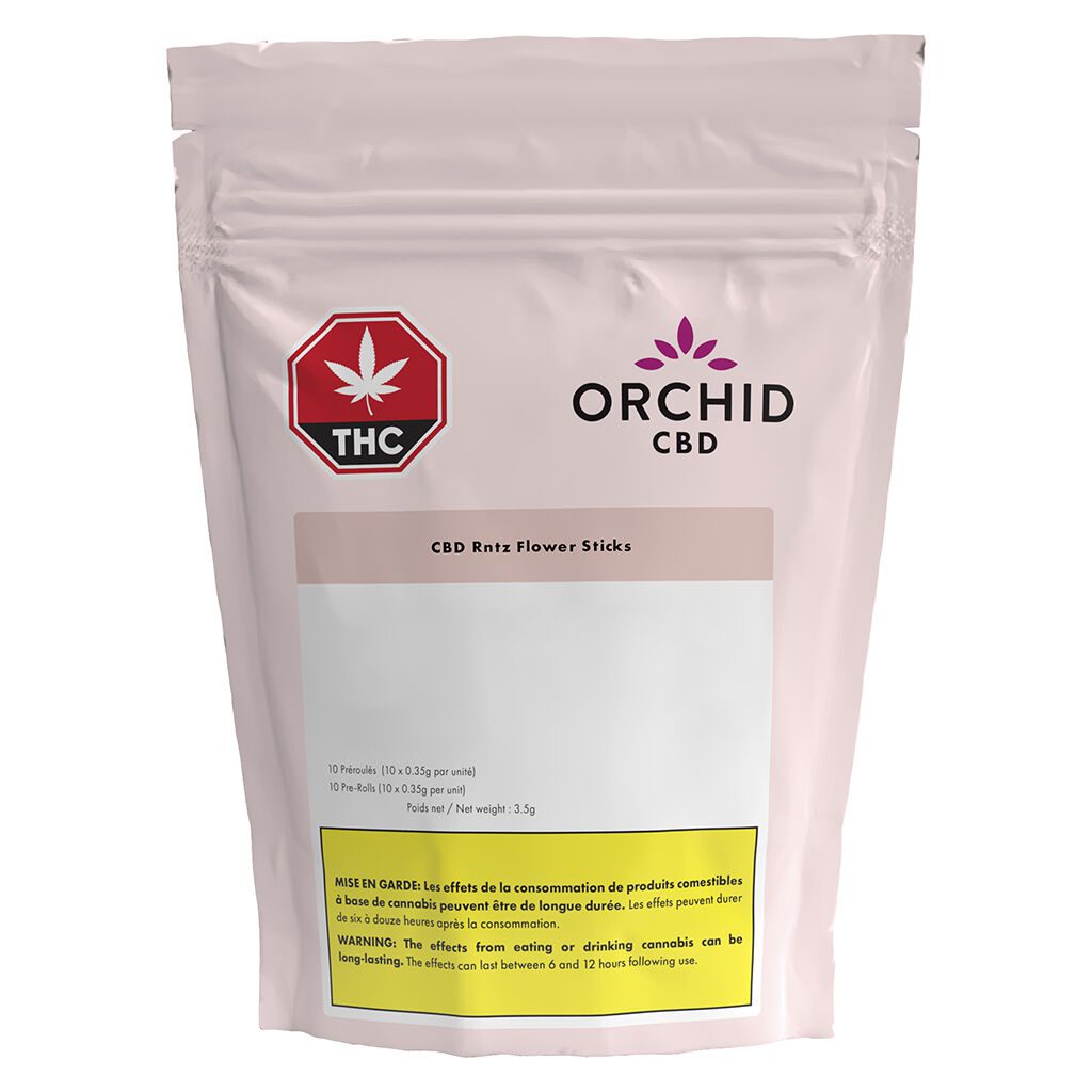CBD Rntz Flower Sticks 10 Pack <br>CBD <br>THC 12.6% | CBD 9.0% <br>2.10% Terps - Image 3