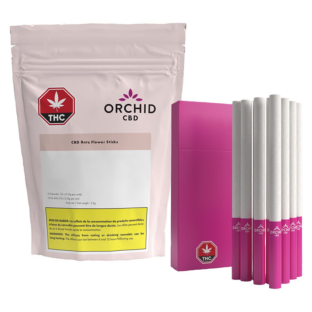 CBD Rntz Flower Sticks 10 Pack <br>CBD <br>THC 12.6% | CBD 9.0% <br>2.10% Terps - Image 5