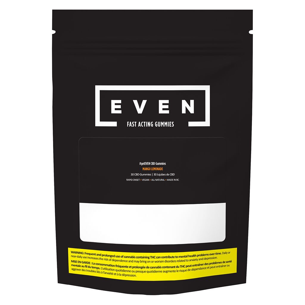 Mango Lemonade Fast Acting CBD Gummies <br>30 Pack <br>25mg CBD per chew - Image 2