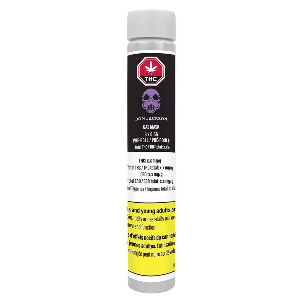 Gas Mask Variety Pack Pre-Rolls 3 Pack <br>Hybrid <br>G: 28% | M: 27% | P: 30% - Image 2