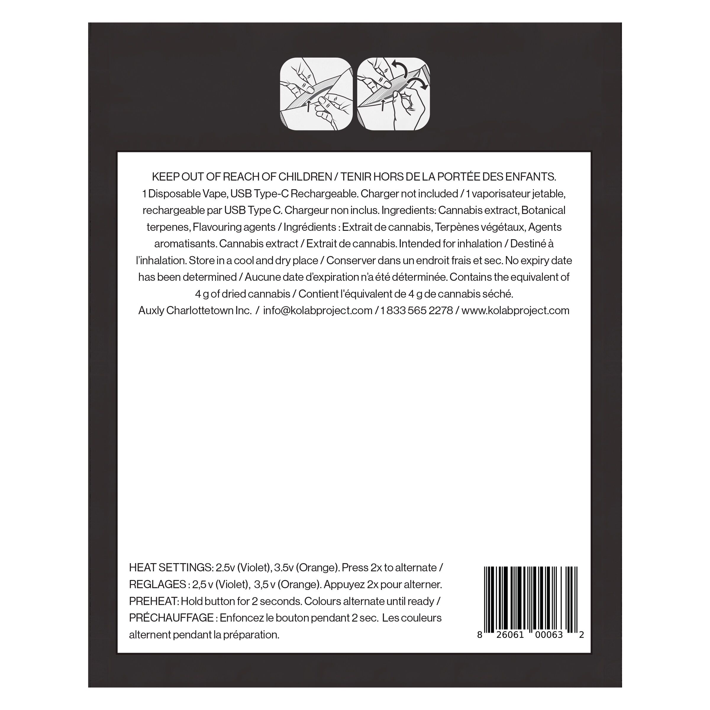 White Grape Diamonds AIO Disposable Vape 1g <br>Indica <br>95% - Image 3