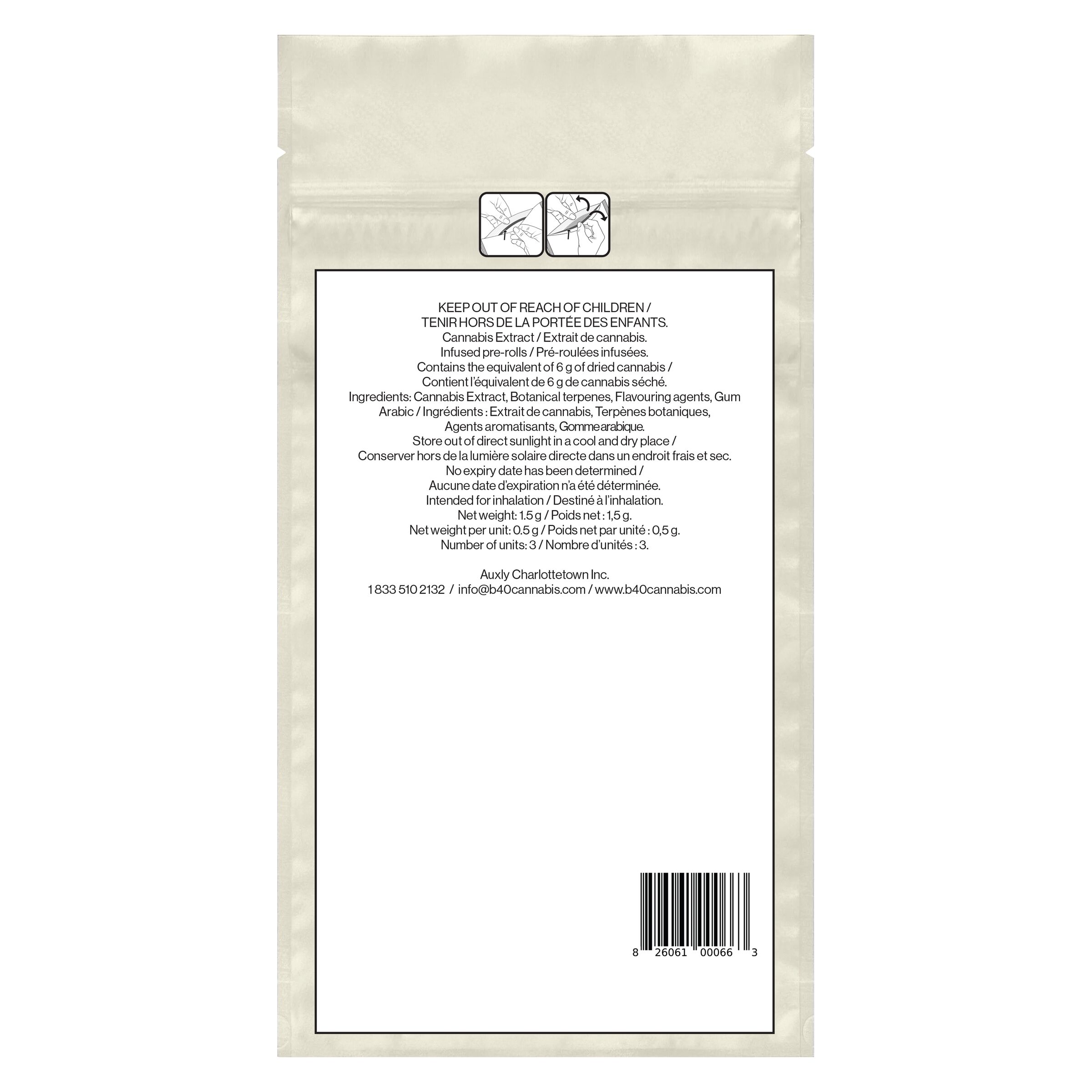 Kief Coated Taster Pack Infused Pre-Rolls 3 Pack <br>Sativa <br>43.7% - Image 3