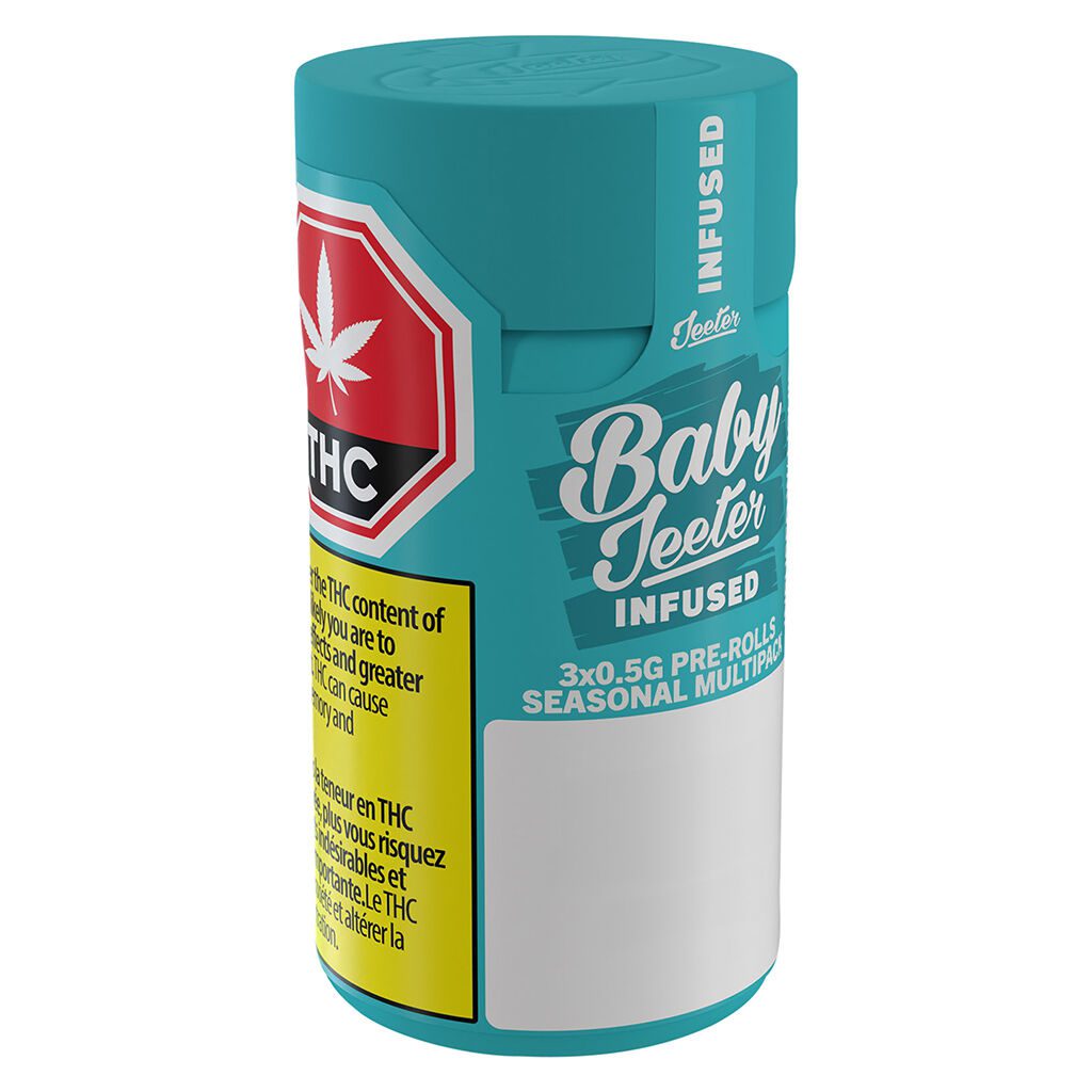 Baby Jeeter Infused Tropical Pack Pre-Rolls 3 Pack <br>Hybrid <br>38.1% - Image 2