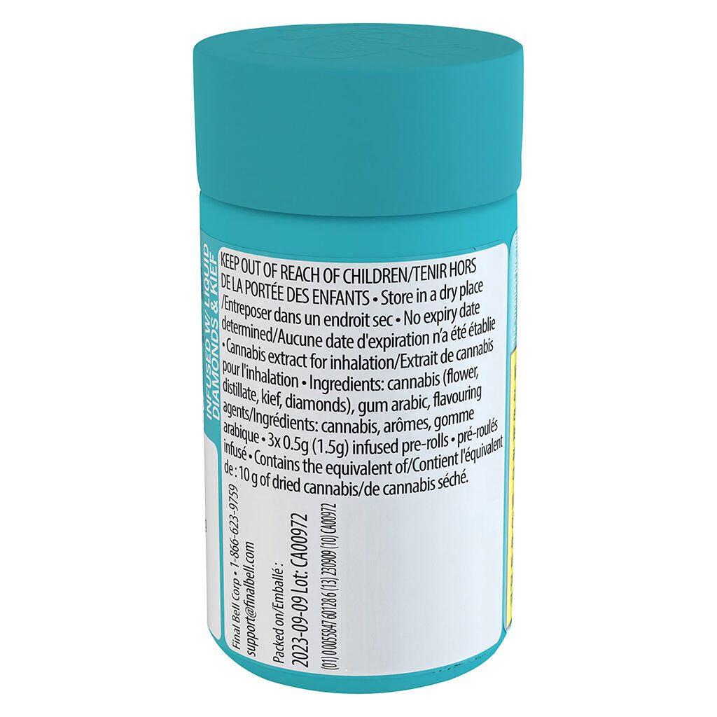 Baby Jeeter Infused Tropical Pack Pre-Rolls 3 Pack <br>Hybrid <br>38.1% - Image 3