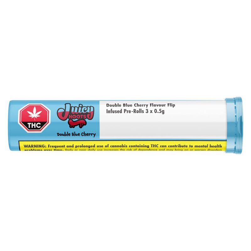 Double Blue Cherry Flavour Flip Infused Pre-Rolls 3 Pack <br>Sativa <br>41.8%