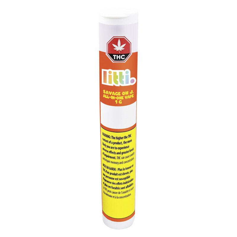 Savage OH J All-In-One Vape Disposable 1g <br>Sativa <br>92.7%