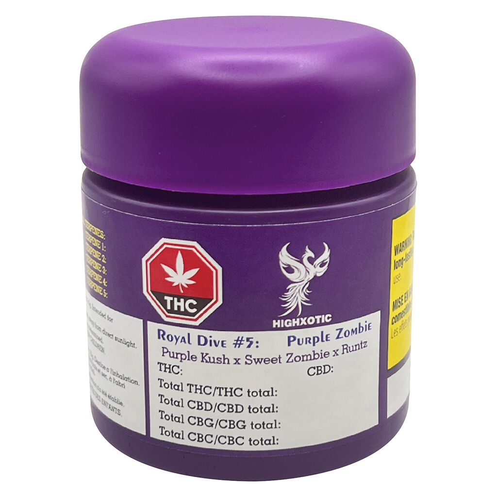 Royal Dive #5: Purple Zombie 3.5g <br>Indica <br>30.9% | 3.20% Terps - Image 2