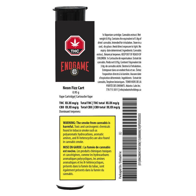 Neon Fizz 510 0.95g <br>Indica <br>90.7% - Image 3