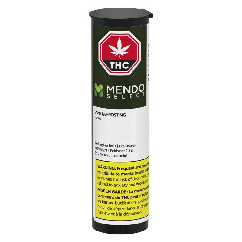 Vanilla Frosting Pre-Rolls 5 Pack <br>Indica <br>19.7% - Image 2