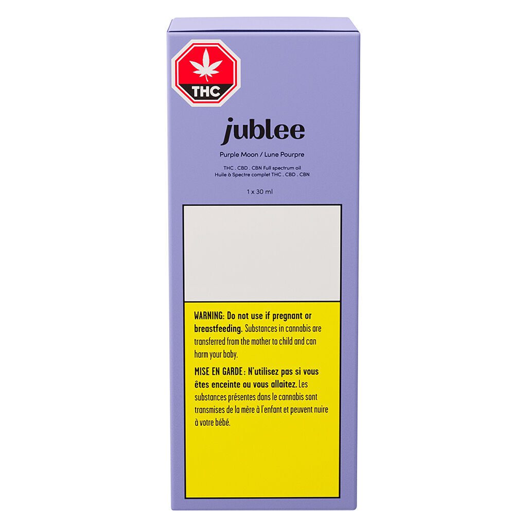 Purple Moon Full Spectrum Night Oil <br>30ml <br>THC 456mg | CBD 145mg | CBN 145mg - Image 3