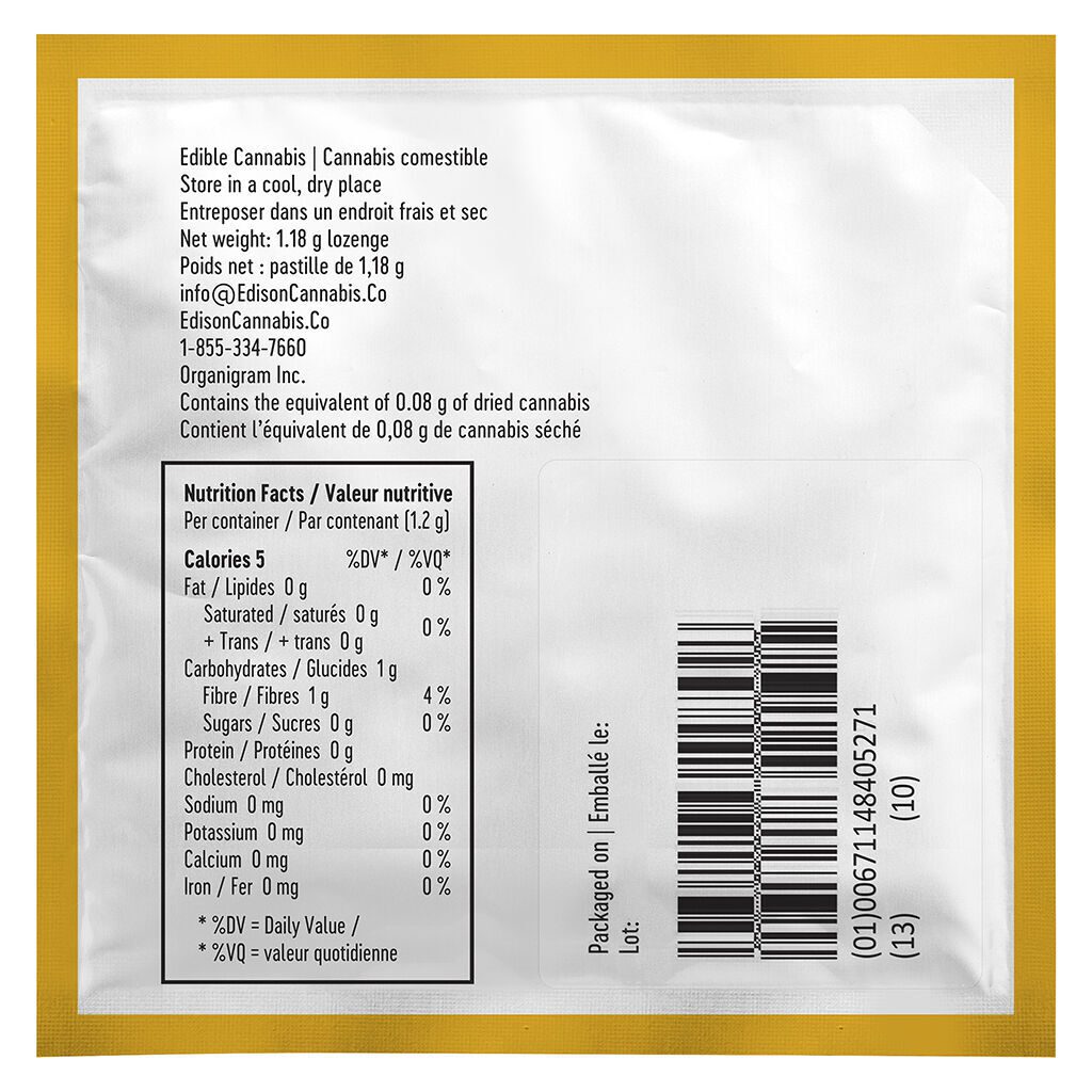 Electric Lemon Lozenge 1 Pack <br>10mg - Image 3