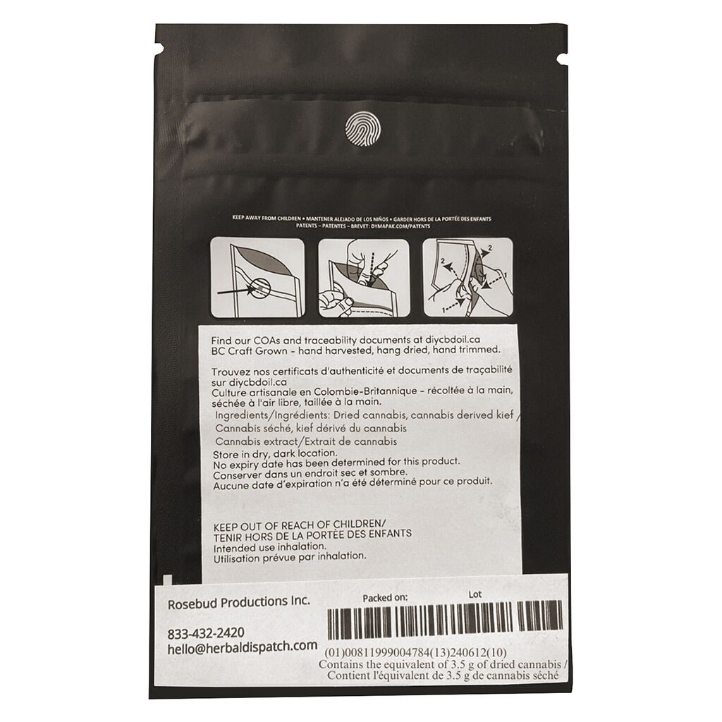 Day Dreamin' Infused CBD Flower 3.5g <br>CBD <br>THC 0.85% | CBD 19.46% <br>2.37% Terps - Image 3