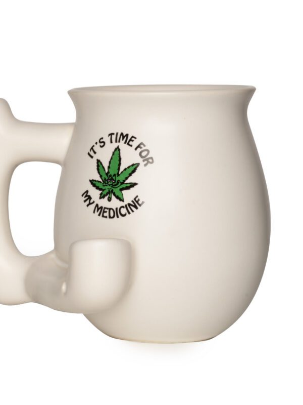 It's Time For My Medicine Mug Pipe