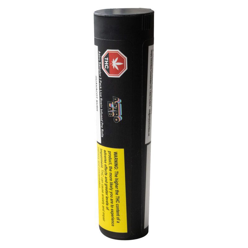 Astro Sampler Live Rosin Infused Pre-Rolls 3 Pack <br>Sativa <br>GC 37.5% | CM 38.5% | SP 39.2% <br>GC 4.5% | CM 4.8% | SP 4% Terps - Image 2