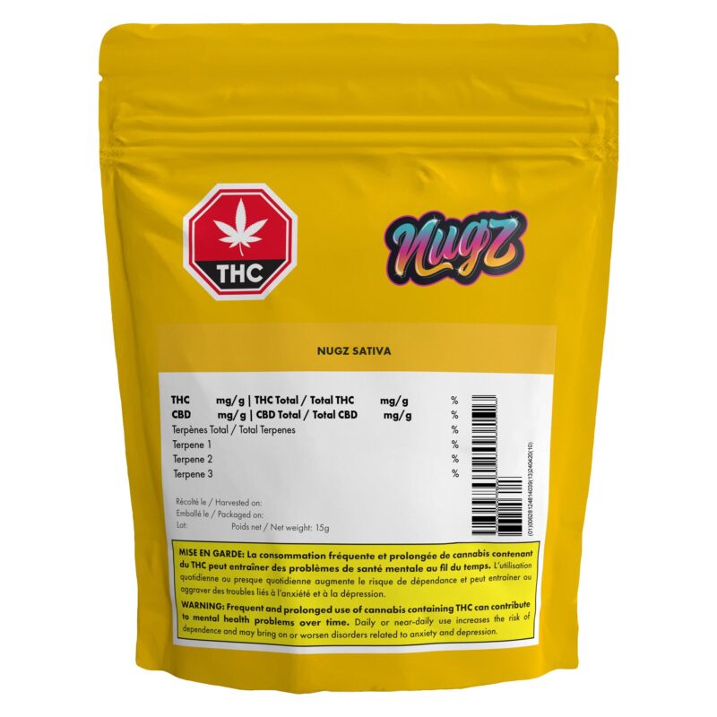 Nugz Sativa (Las Vegas Lemon Skunk) 14g <br>25.7% | 2.30% Terps - Image 2