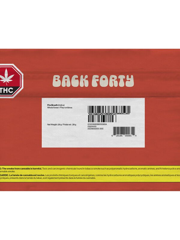 BackForty Fire Breath 28g Flower Montrose Cannabis