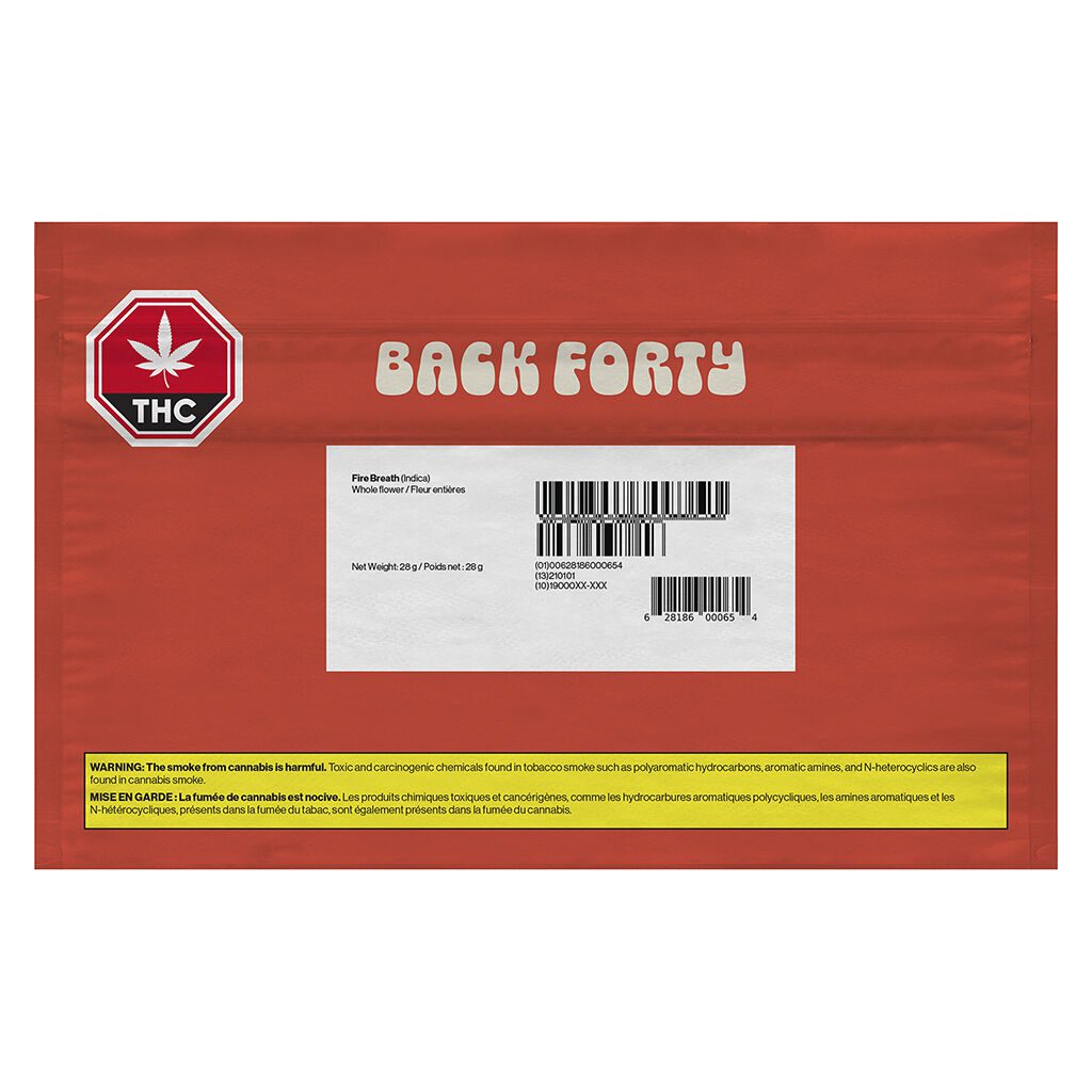 BackForty Fire Breath 28g Flower Montrose Cannabis