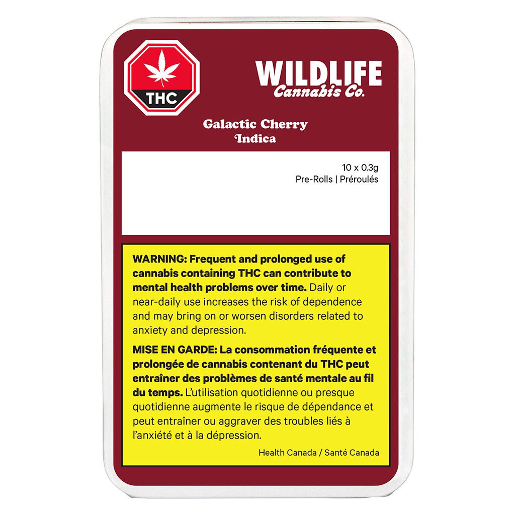 Galactic Cherry Pre-Rolls 10 Pack <br>Indica <br>31.6% - Image 2