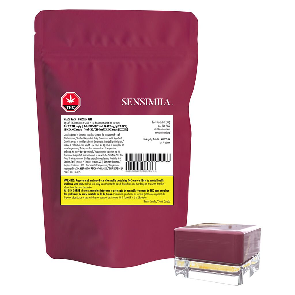 Heady Pack - Diamonds in Sauce (Unicorn Piss) 1g <br>Hybrid <br>88% - Image 5