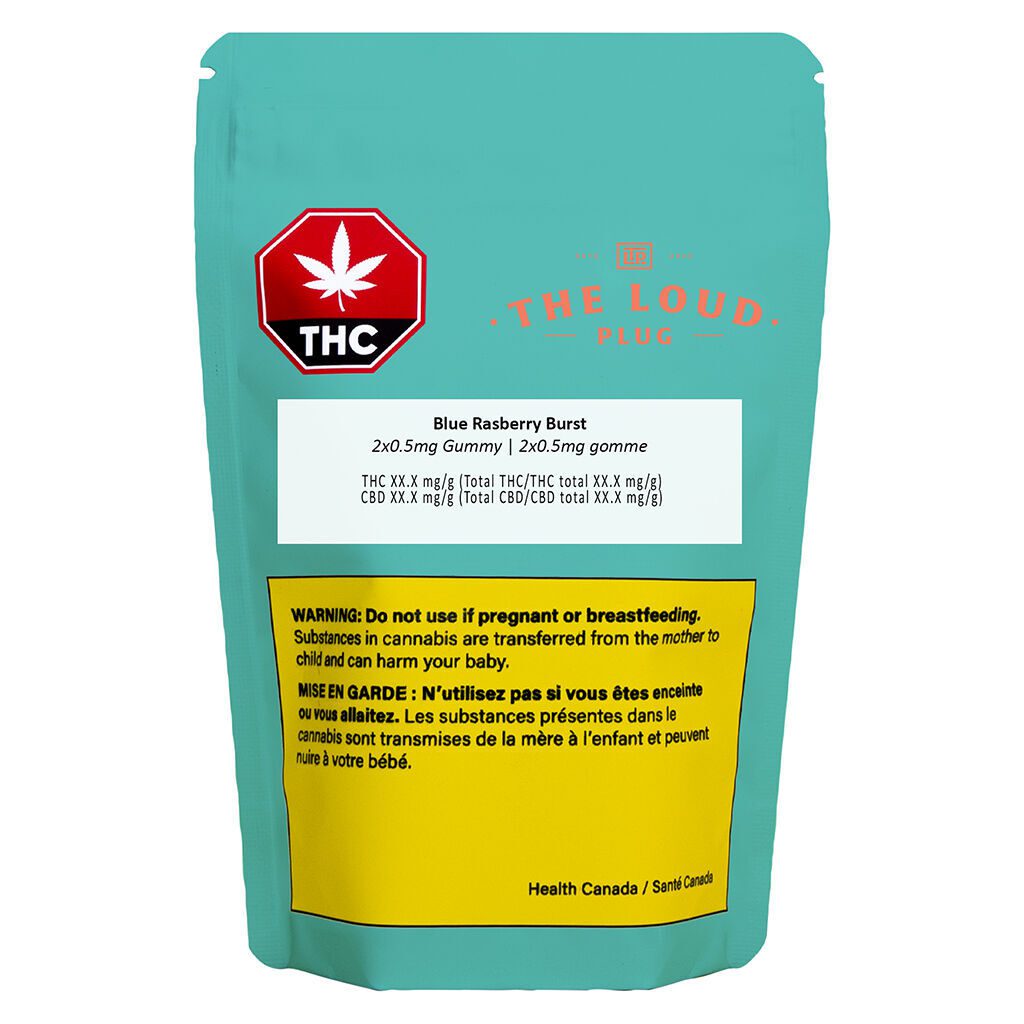 Blue Raspberry Burst Soft Chews 2 Pack <br>Hybrid <br>10mg - Image 2