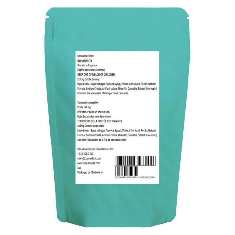 Blue Raspberry Burst Soft Chews 2 Pack <br>Hybrid <br>10mg - Image 3