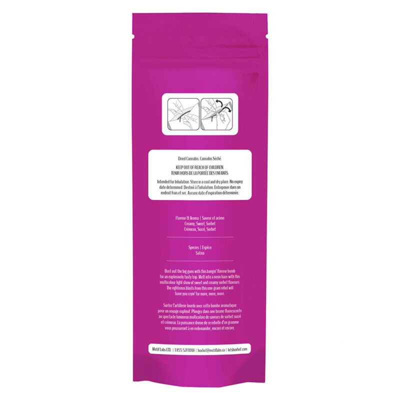Terpedos Neon Riot Pre-Roll - Single <br>Sativa <br>23.5% - Image 3