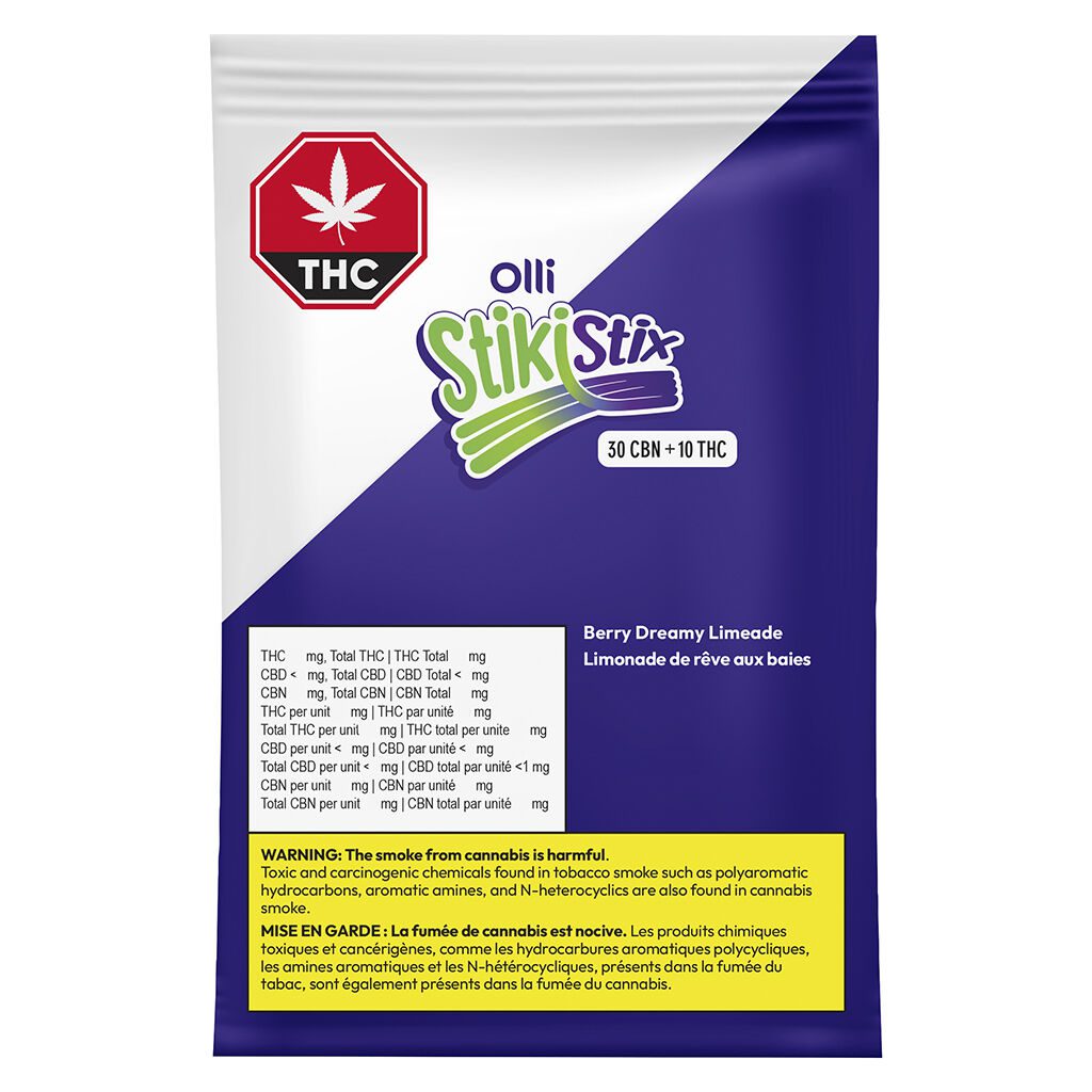 3:1 Sour Berry Dreamy Limeade CBN/THC 1 Pack Soft Chews <br>Indica <br> CBN 30mg | THC 10mg - Image 2