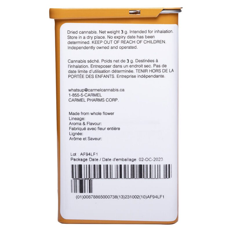 Two Pack: Orange Zushi & White Stank Pre-Rolls 6 Pack <br>Indica <br>OZ 27.6% | WS 29.1% - Image 3