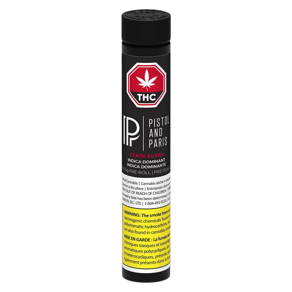 Death Bubba Pre-Rolls 3 Pack <br>Indica <br>27.4% | 3.10% Terps - Image 2