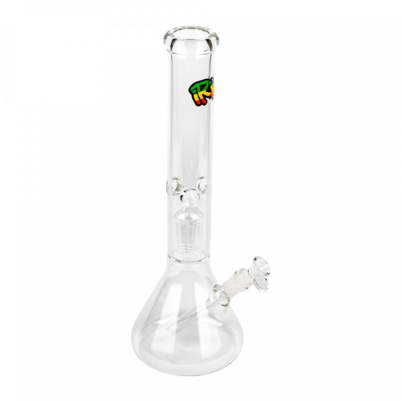 IRIE 16" Dual Chamber Beaker Tube Bong with Perc