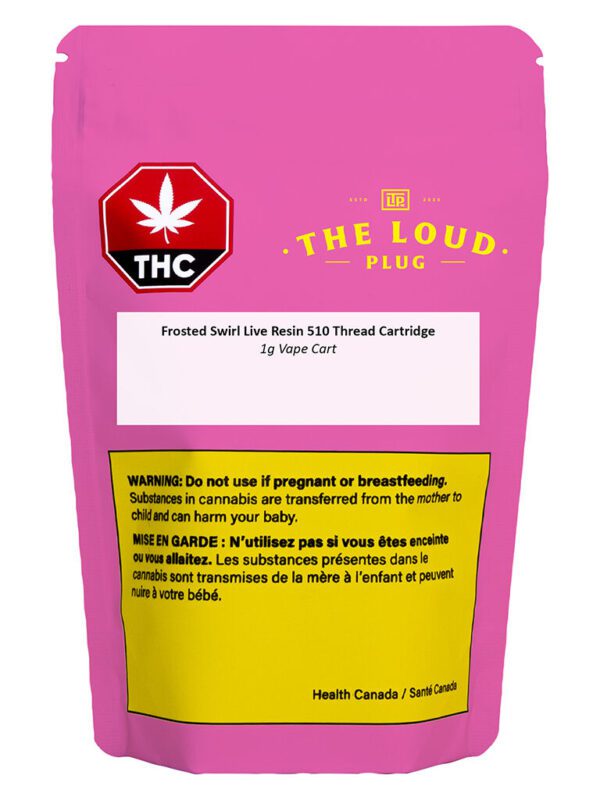 Frosted Swirl Live Resin 510 1g The Loud Plug