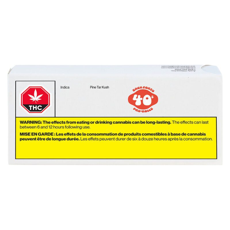 Pine Tar Kush Pre-Rolls 10 Pack <br>Indica <br>31.79% - Image 2