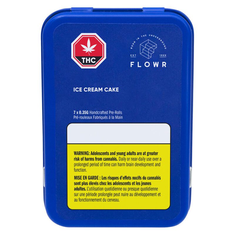 Ice Cream Cake Pre-Rolls 7 Pack <br>Indica <br>26.7% | 3.94% Terps - Image 2