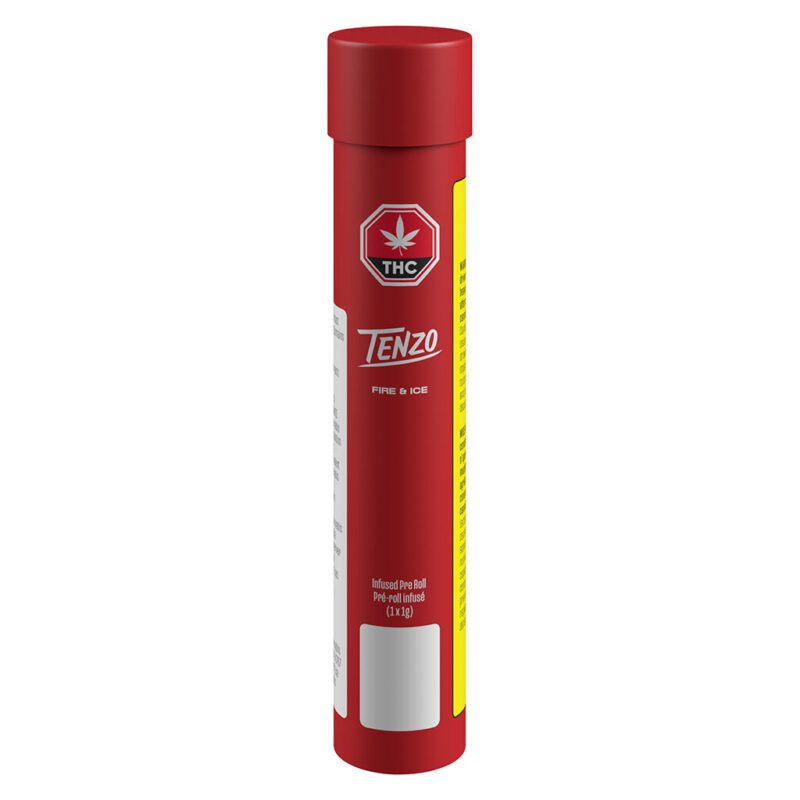 Fire & Ice Infused Pre-Roll - Single <br>Hybrid <br>40.7% - Image 2