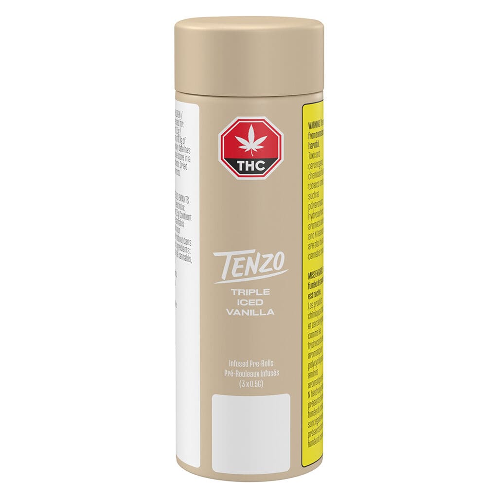 Triple Iced Vanilla Infused Pre-Rolls 3 Pack <br>Hybrid <br>38% - Image 2