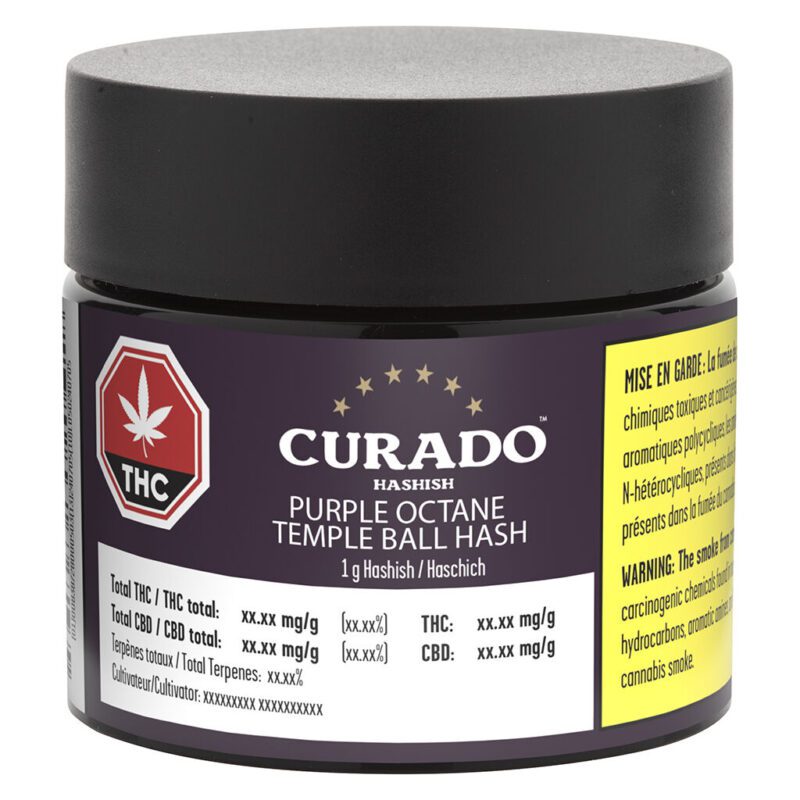 Curado Purple Octane Temple Ball Hash 1g Montrose Cannabis