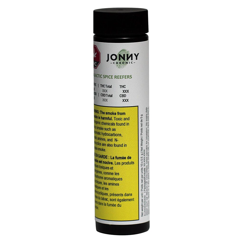 Jonny Chronic Galactic Spice Reefers 10x0.5g Pre-Rolls Montrose Cannabis