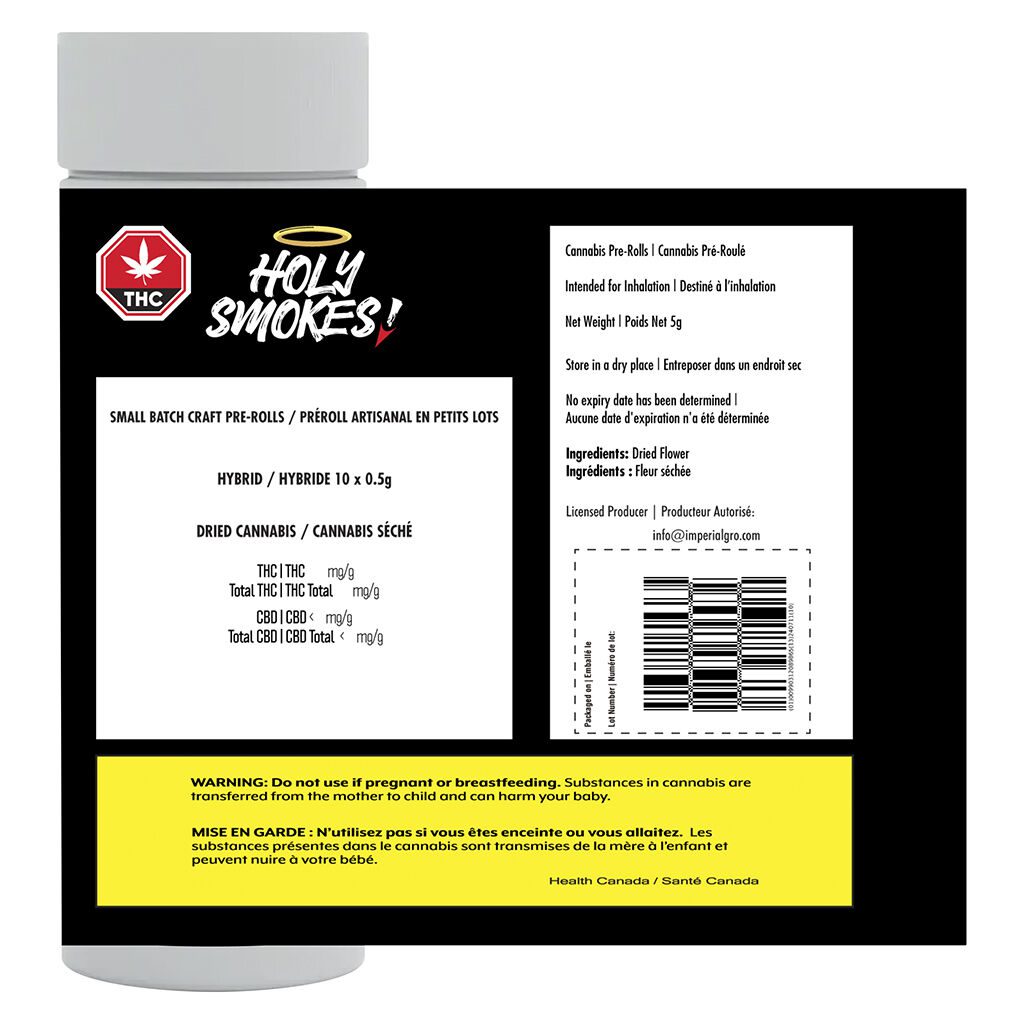 Small Batch Craft (Imperial Banjo) Pre-Rolls 10 Pack <br>Hybrid <br>31.5% | 3.76% Terps - Image 3