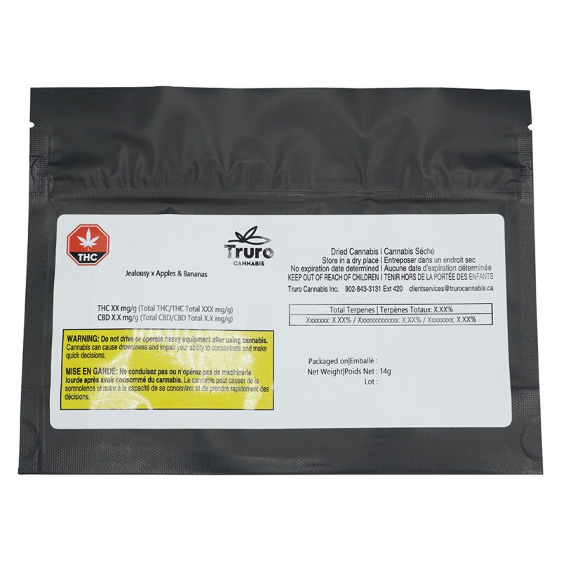 Truro Jealousy X Apples & Bananas 14g Montrose Cannabis