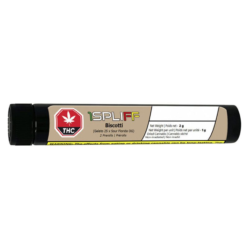 1Spliff Biscotti Pre-Rolls 2x1g Montrose Cannabis