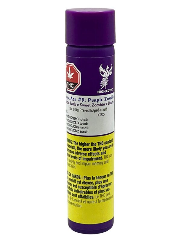HighXotic Royal Ace #5: Purple Zombie 3 Pack Indica Montrose Cannabis