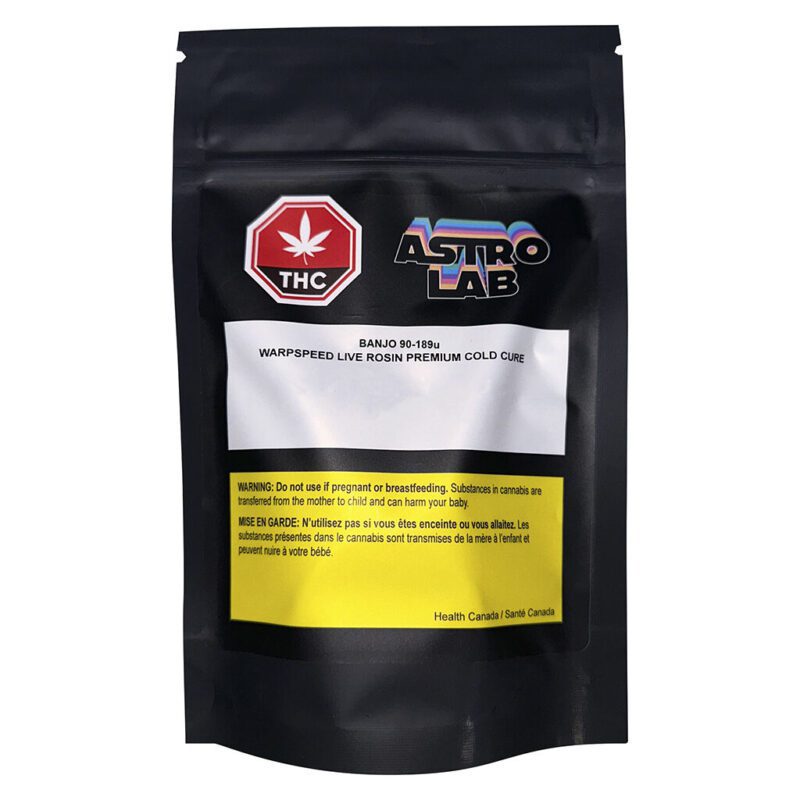 Astrolab Banjo 90-189u Premium Cold Cure Live Rosin 1g Montrose Cannabis